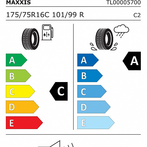 Maxxis 175/75 R 16C WL2 8PR 101/99R TL Ee G