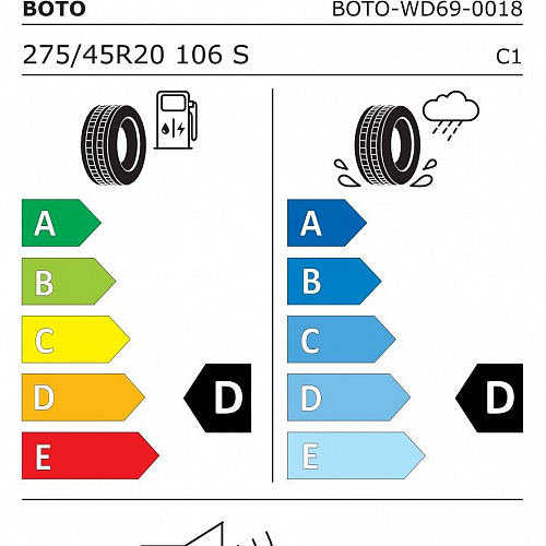 BOTO 275/45 R 20 106S WD69