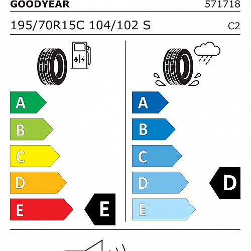 Goodyear 195/70 R 15 C 104/102S UG CARGO