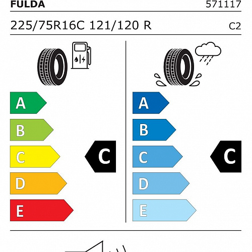 Fulda 225/75 R 16C 121/120R Conveo Trac 3