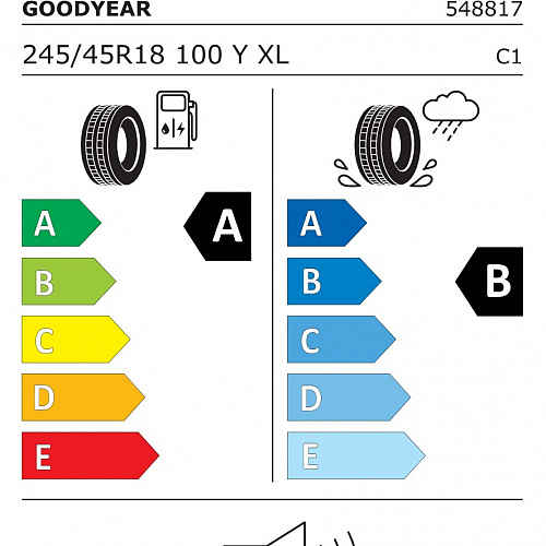 Goodyear 245/45 R 18 100Y EAG F1 ASY 3 * XL FP