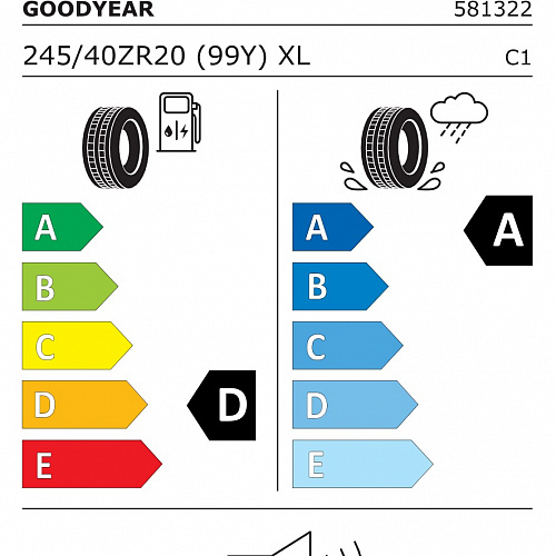 Goodyear 245/40 ZR 20 (99Y) EAG F1 Supersport XL FP